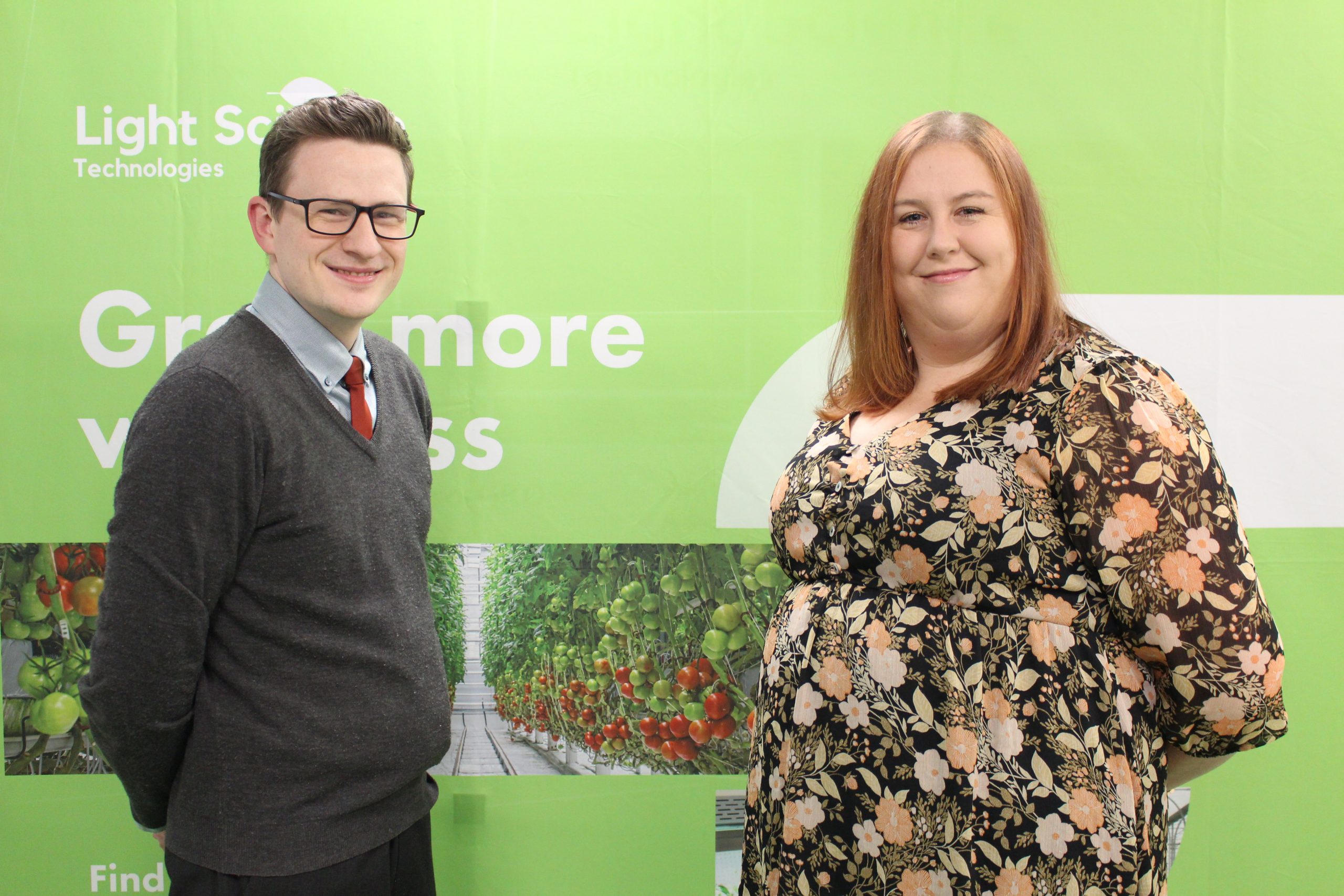 Duo promoted at award-winning AgTech business Light Science Technologies